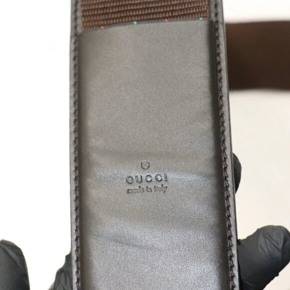 Gucci GG Monogram Canvas Jacquard Messenger Bag 272350 - Dark Brown - Picture 11 of 16